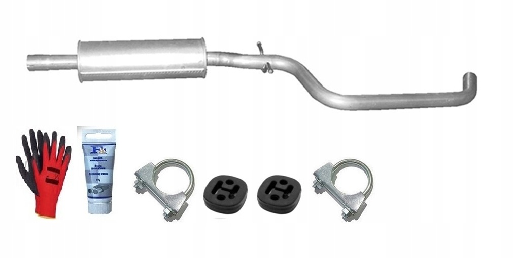 Seat Toledo III 1.6 8V 75kW (2004-5/2009) Tlumič Výfuku bonus