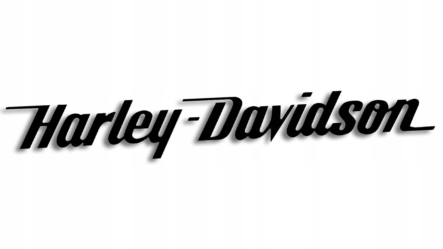 

Wycinana naklejka Harley Davidson czarna