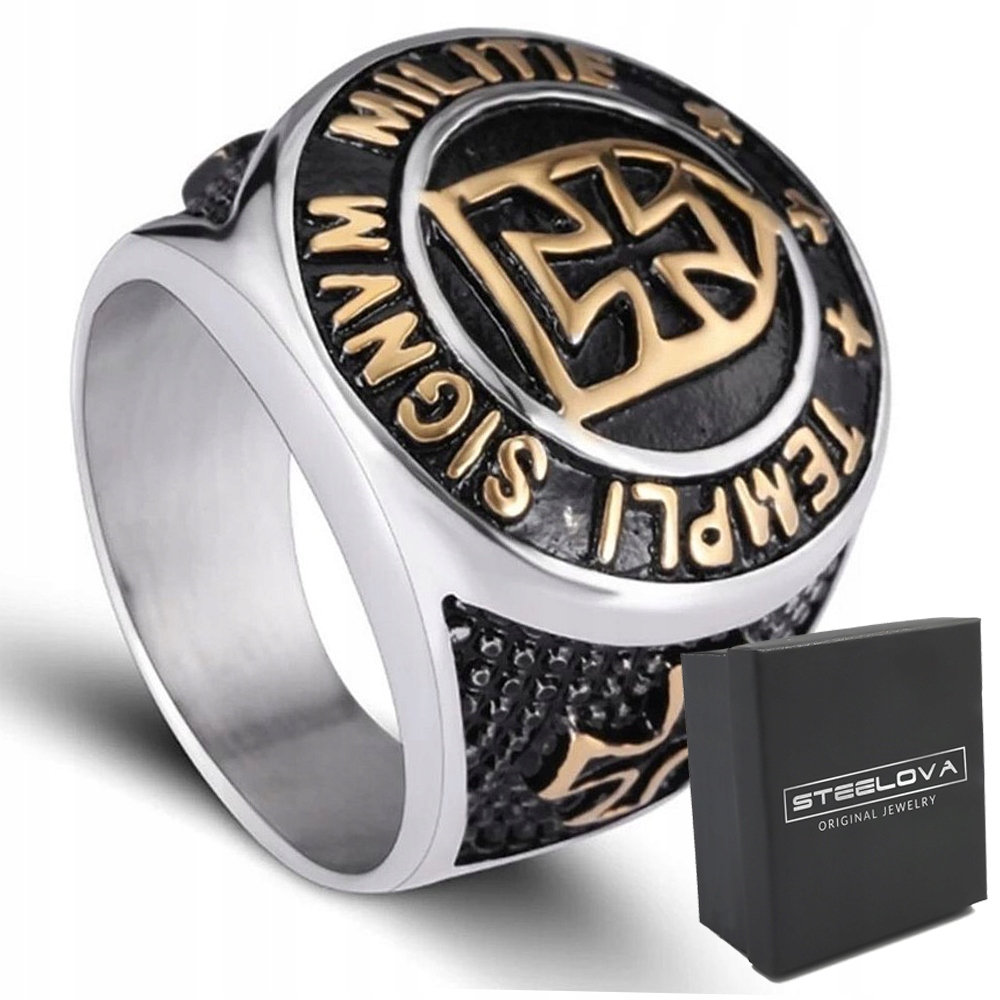 POZŁACANY Templi Signum Militie KRZYŻ r. 30 12675258667 Allegro.pl