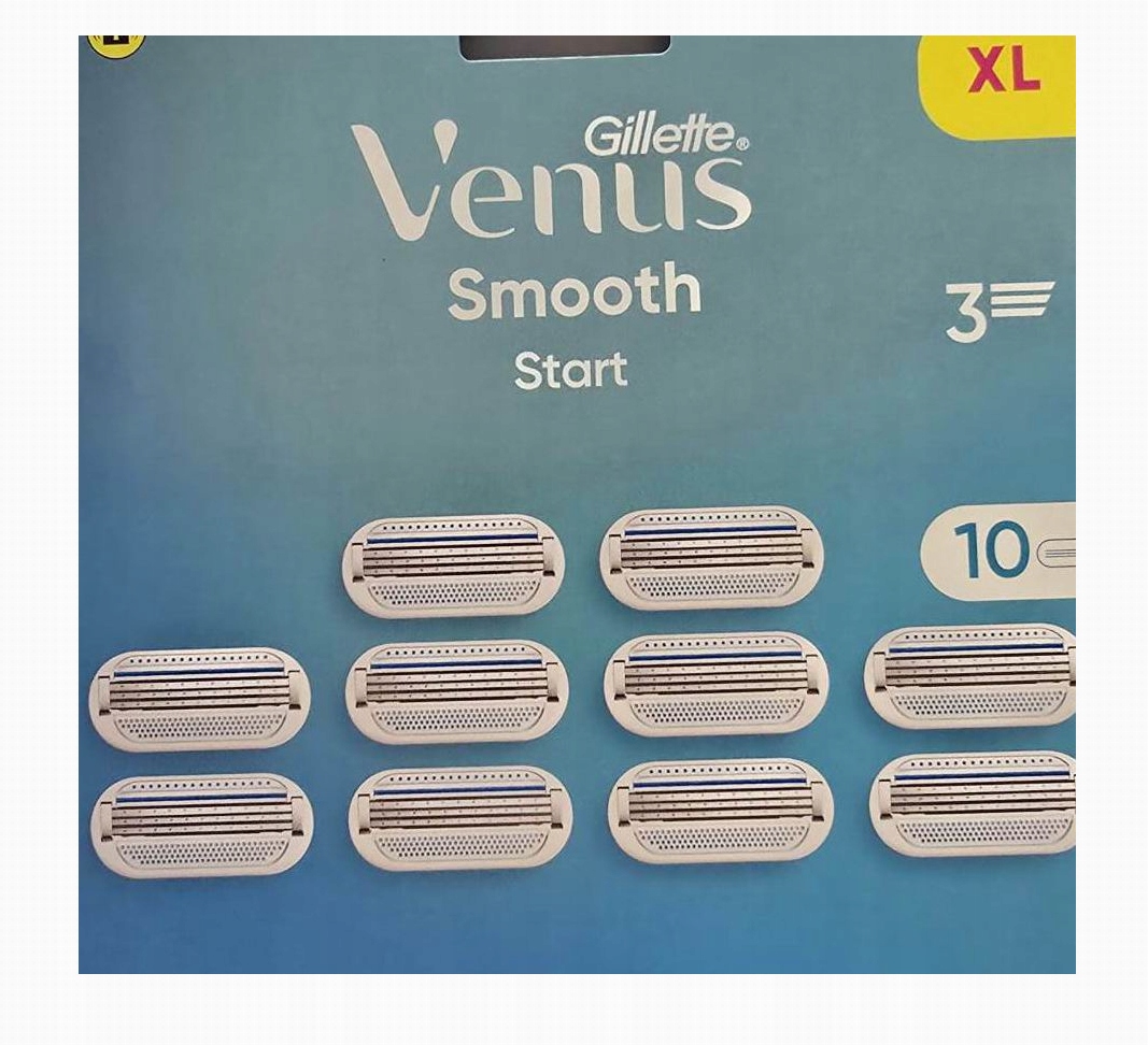 Wkłady do maszynek Gillette Venus Smooth Opakowanie 10szt.