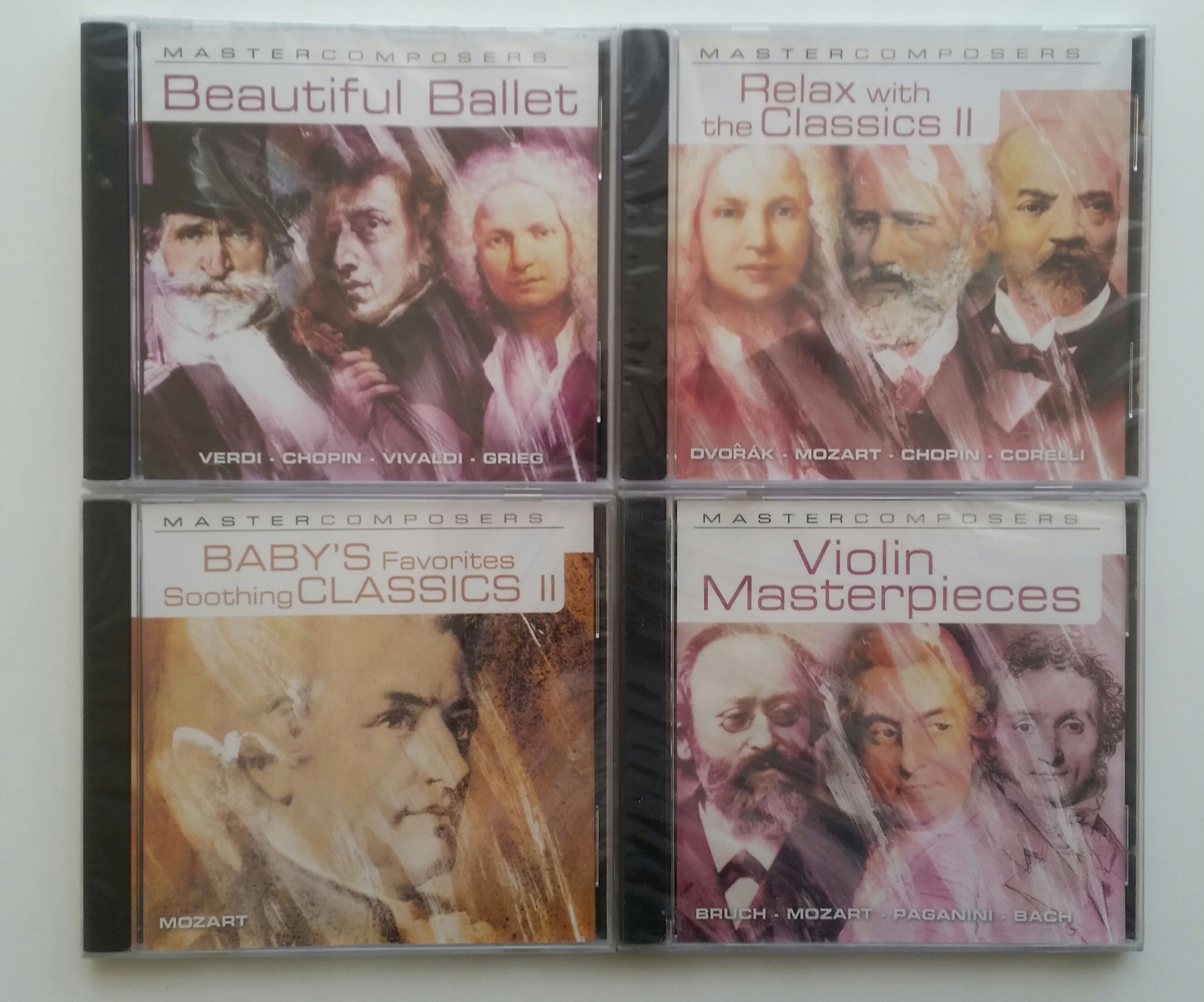 Mastercomposers Chopin Mozart Vivaldi 4CD