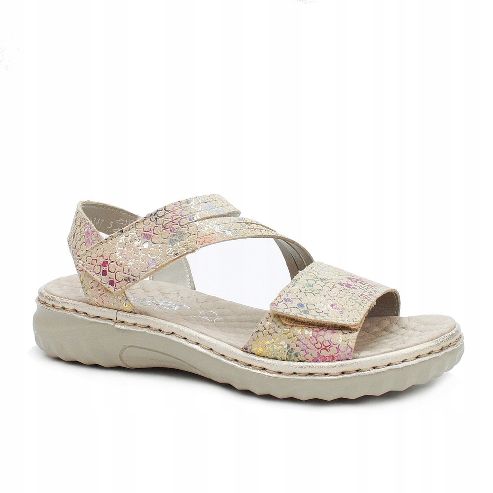 Rieker 60464 Vícebarevné Sandálky Kůže vel. 36