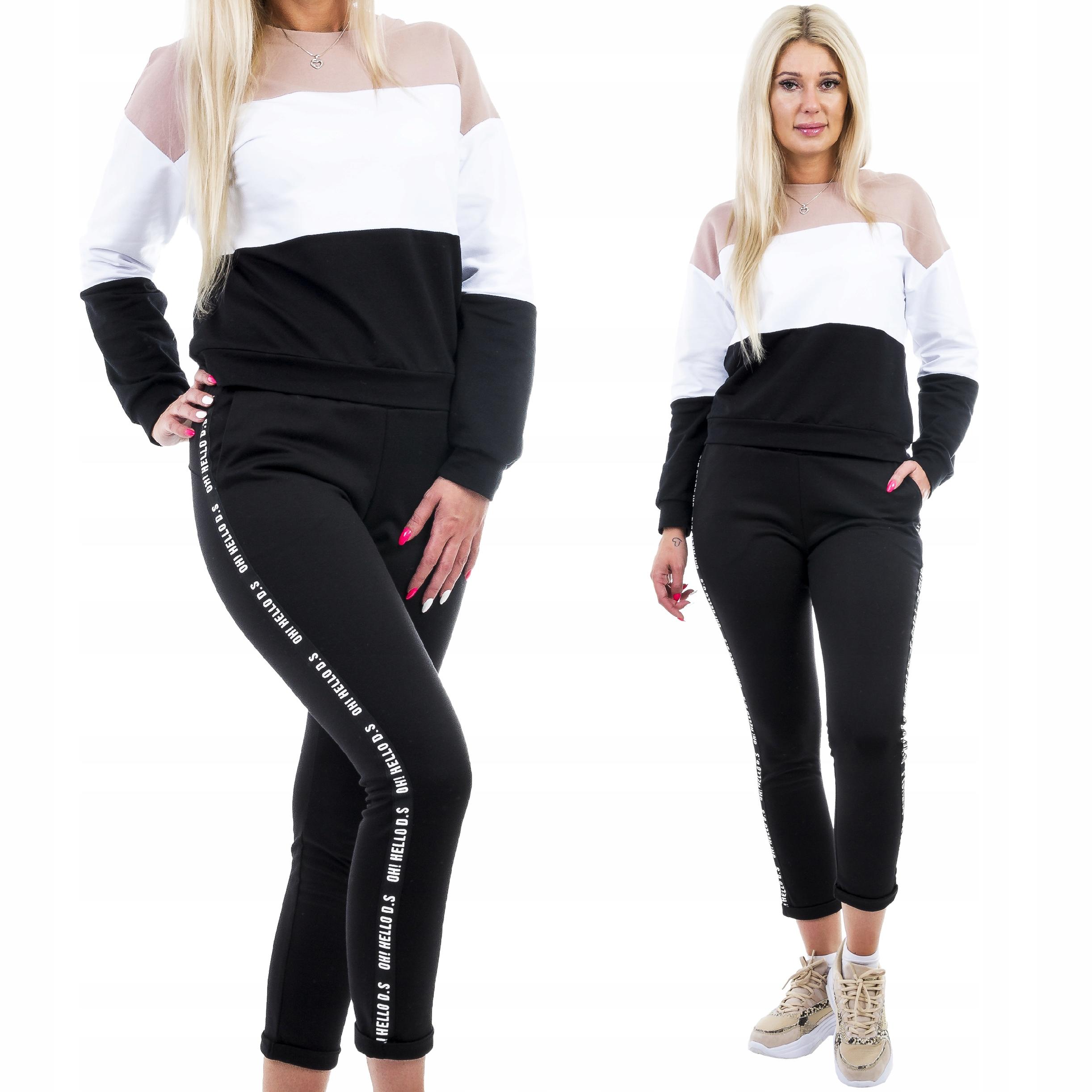 

Z285 Komplet Dres Lampas Pasy Beżowo - Czarny r 36