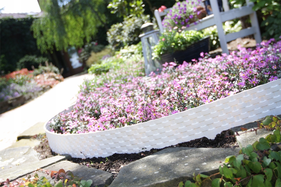 PALISADA obrzeże RATTAN 0,8 mb antracyt OGRODOWA Długość 80 cm