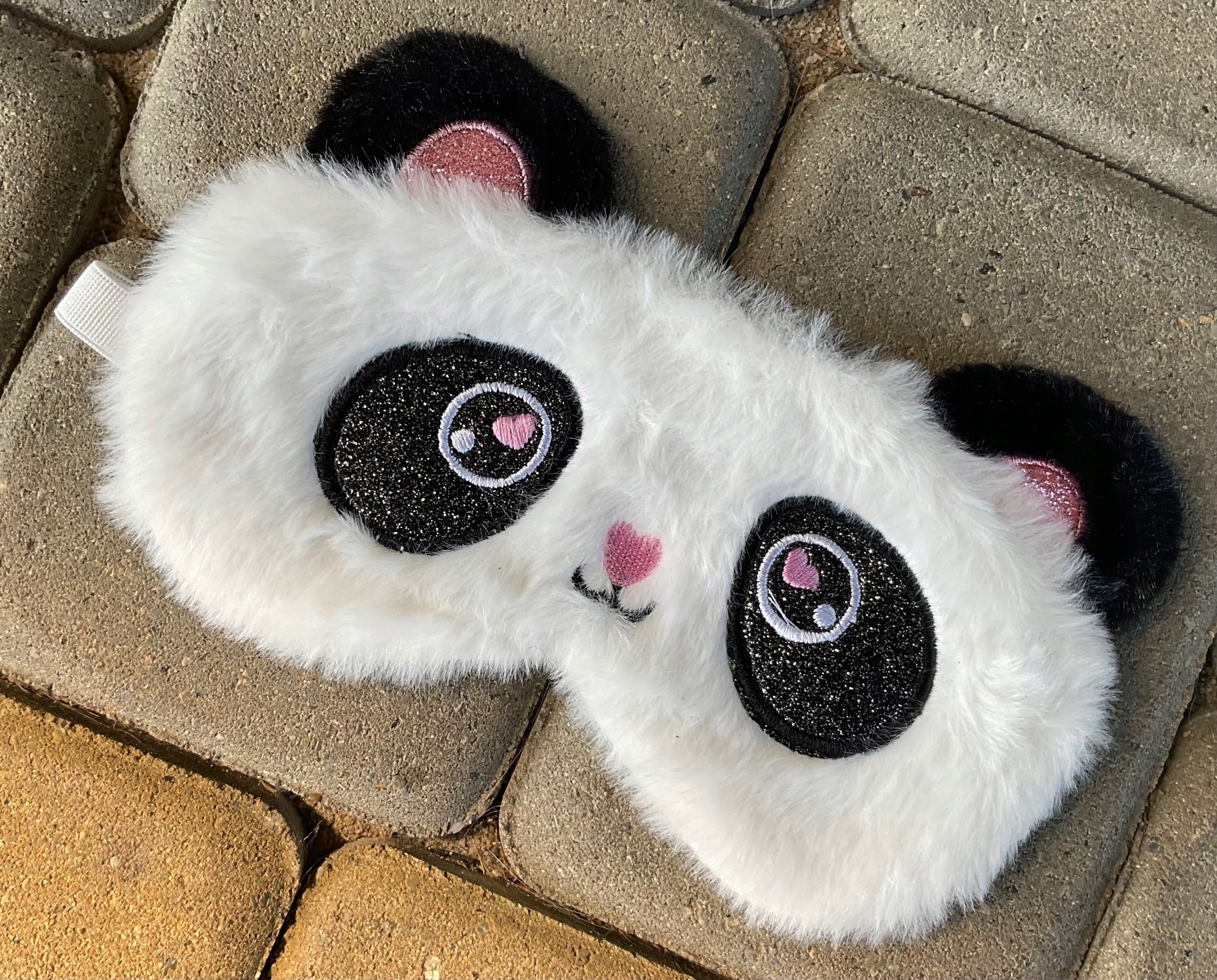 OPASKA NA OCZY MASKA DO SPANIA SNU RELAKSU MIŚ PANDA PLUSZOWA OLDMAN Kolekcja panda