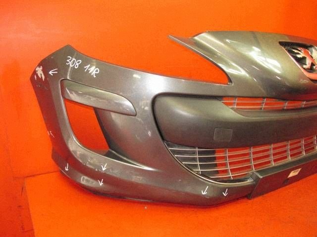 PEUGEOT 308 and 1 T7 07-11 bumper front front grey KTPD