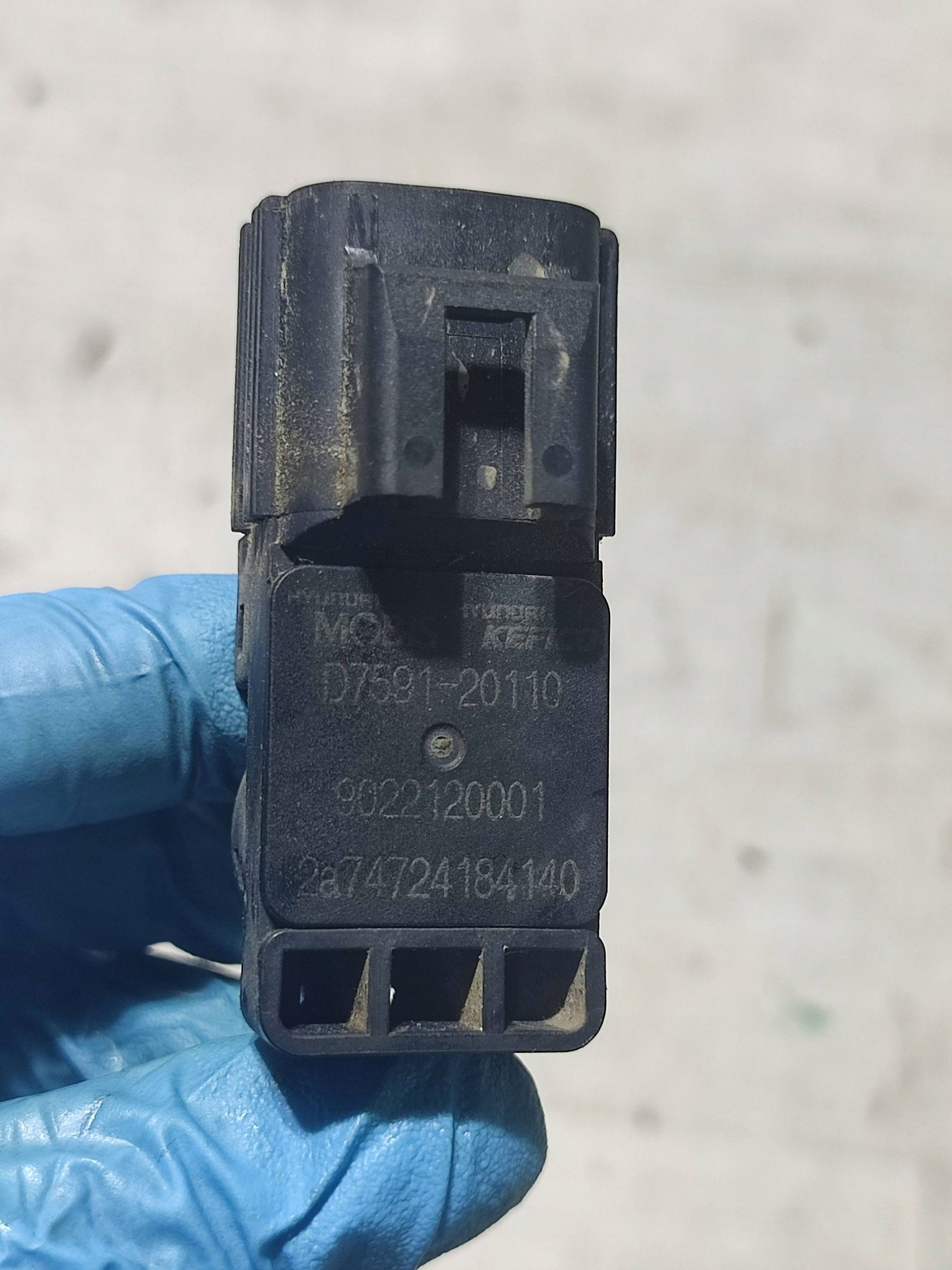 Hyundai Kona a 2018 senzory sensor