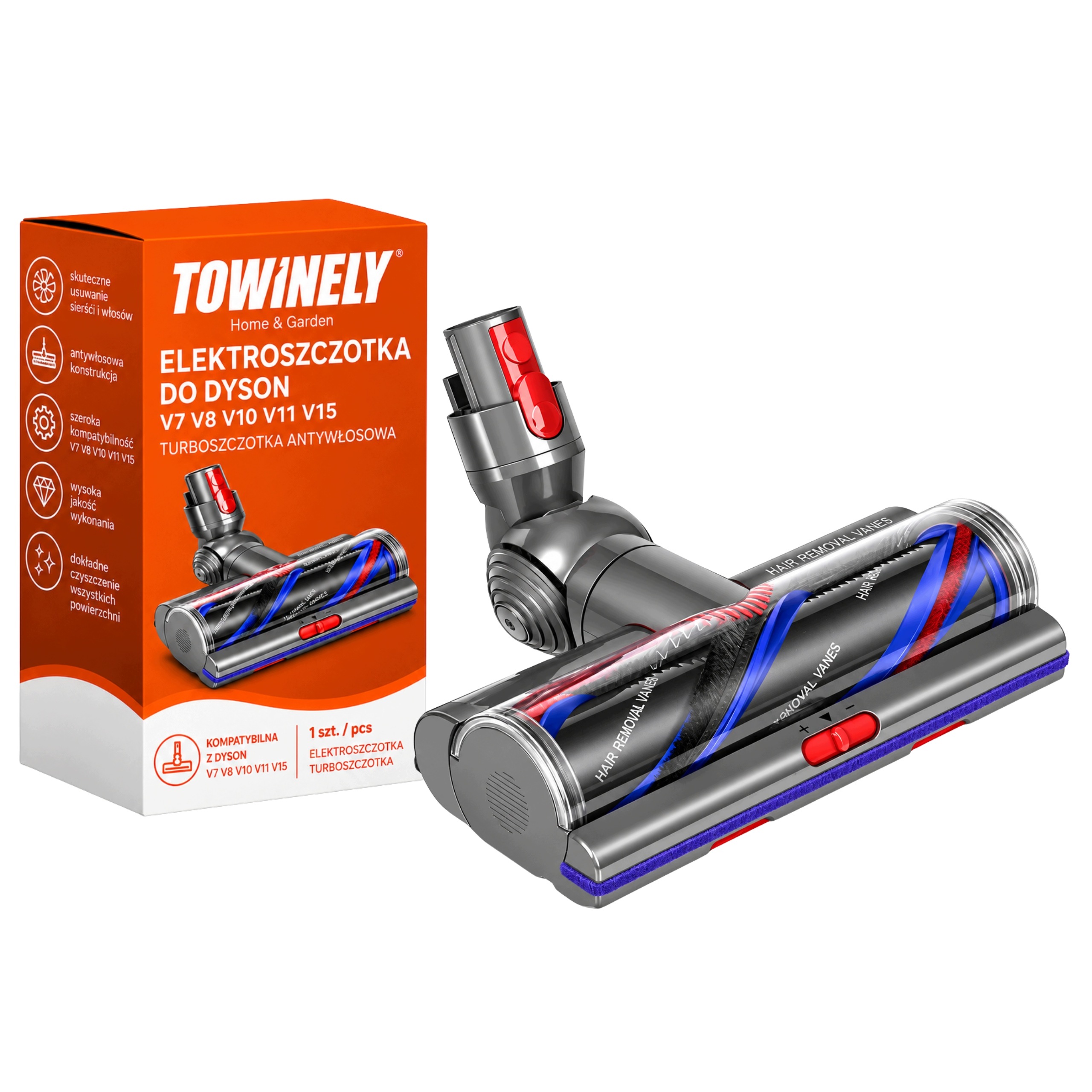 Elektrokartáč Pro Dyson V7 V8 V10 V11 V15 Turbokartáč Proti Vlasům