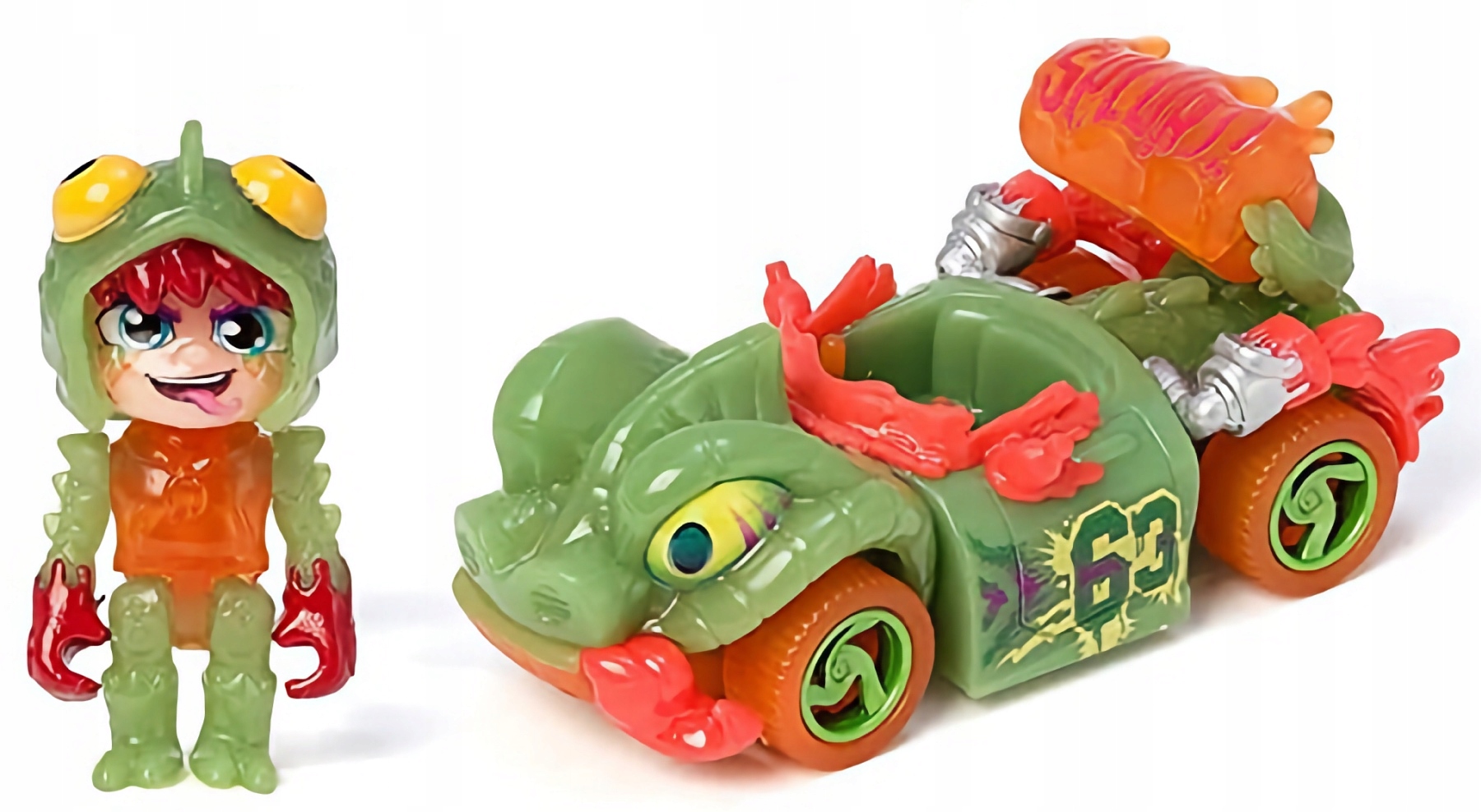 T-RACERS SERIA 5 COLOR RUSH - AUTKO Z KIEROWCĄ Model COLOR RUSH