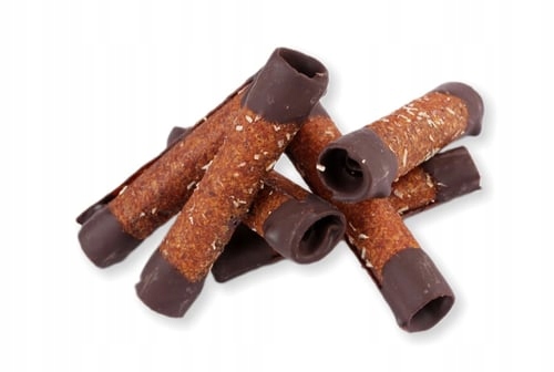 Jablečné trubičky máčené v čokoládě 45ks