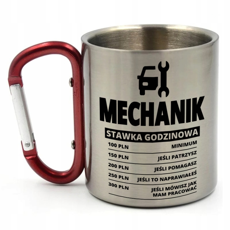 

Kubek Dla Mechanika Z Karabińczykiem 300ML