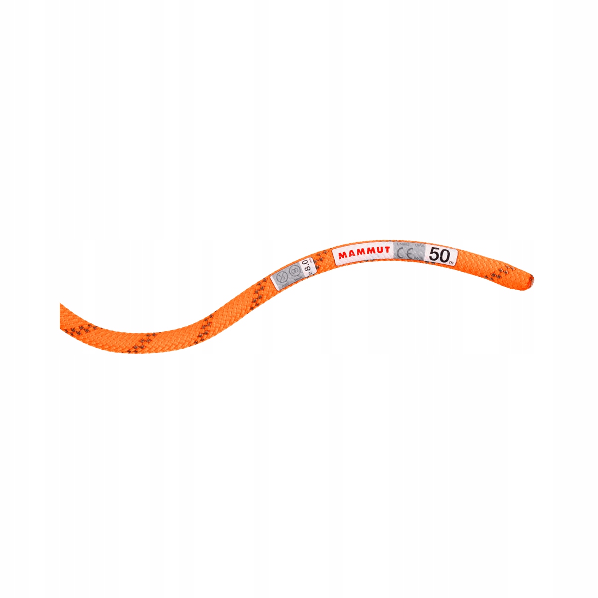 Mammut Dynamické lano 8.0 Alpine Dry Rope safety orange-boa 50m