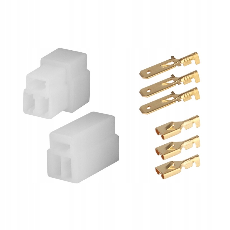 KOSTKA ZŁĄCZE GNIAZDO WTYK KONEKTOR 3 PIN 3 KROTNA