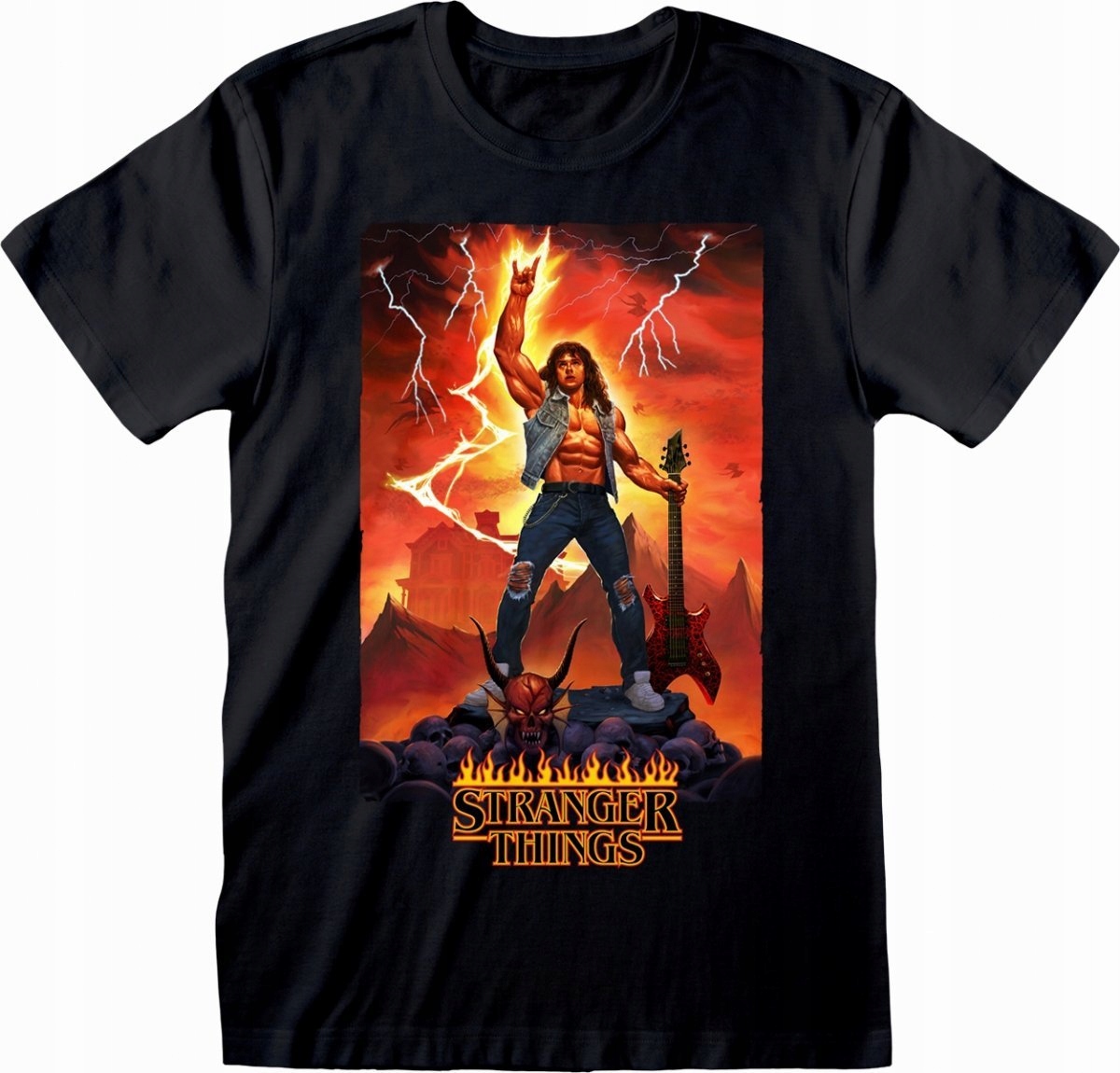 Stranger Things 4 Eddie Rocks Zápisník s kroužkovou vazbou Velikost M