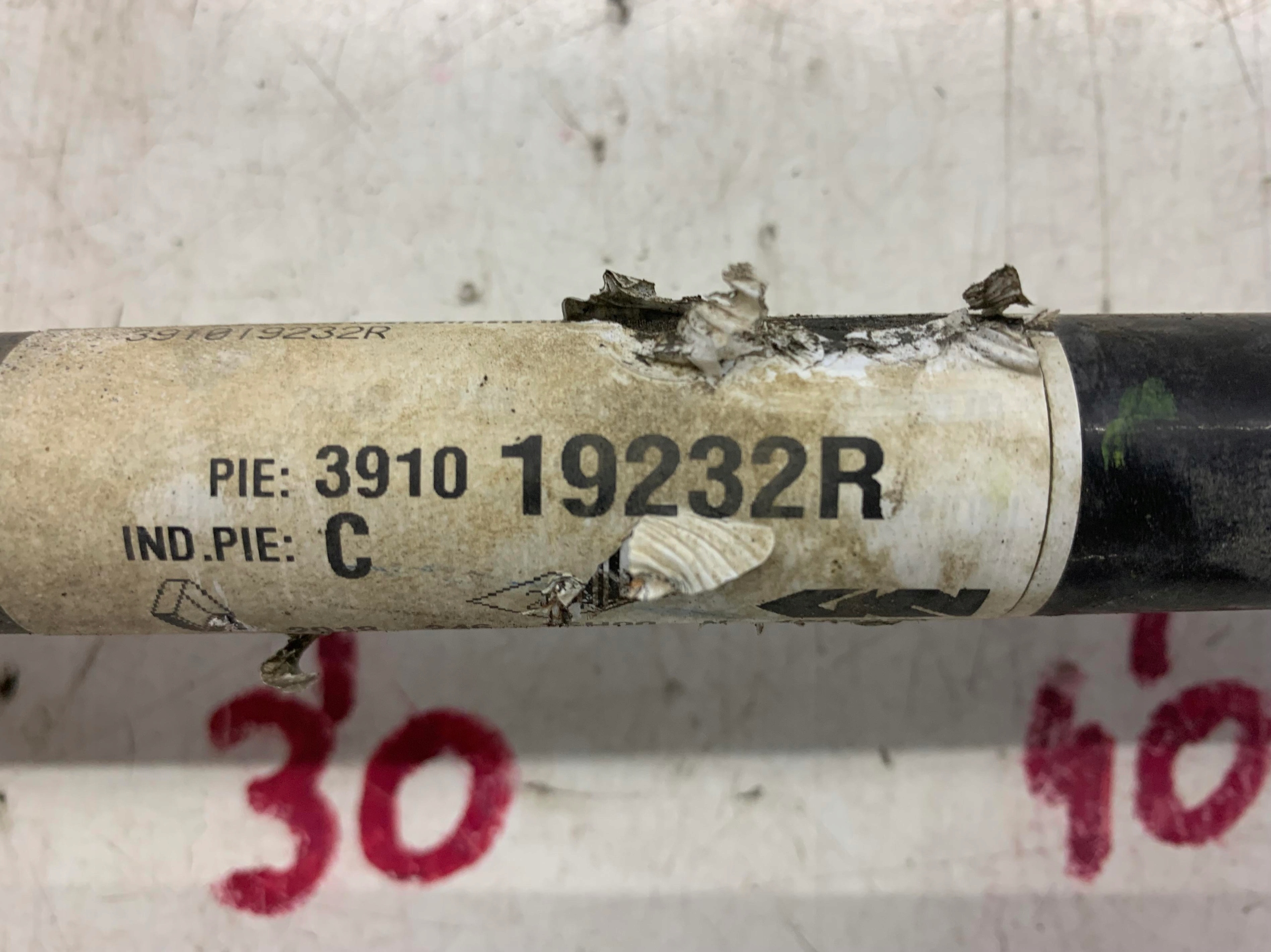 semi-axis left front left front 391019232R RENAULT ZOE 12-24