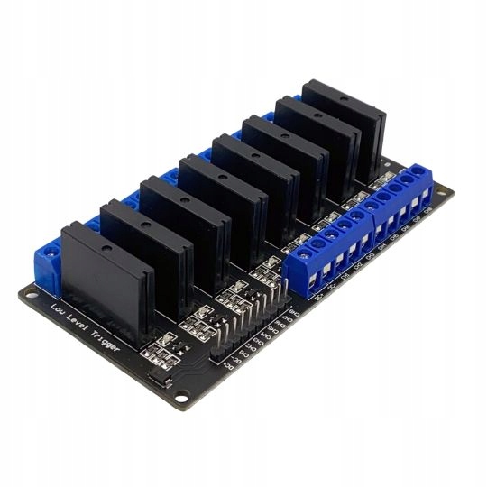Moduł 8-kanałowy SSR OMRON 5V 10A przekaźnik sterowany stanem niskim 0V