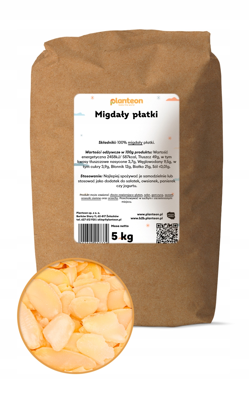 Levně Mandle plátky 5 kg