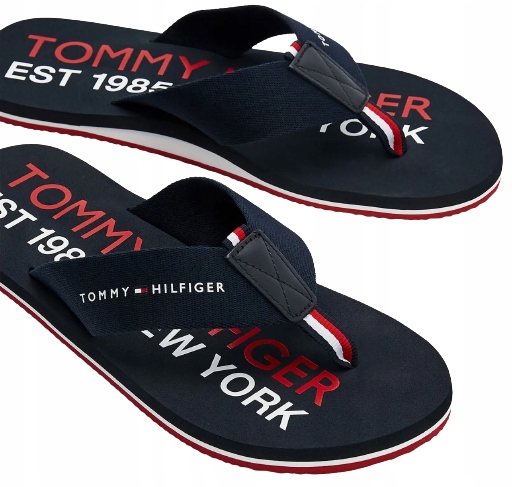 

Klapki Tommy Hilfiger Męskie Japonki Granat Roz 41