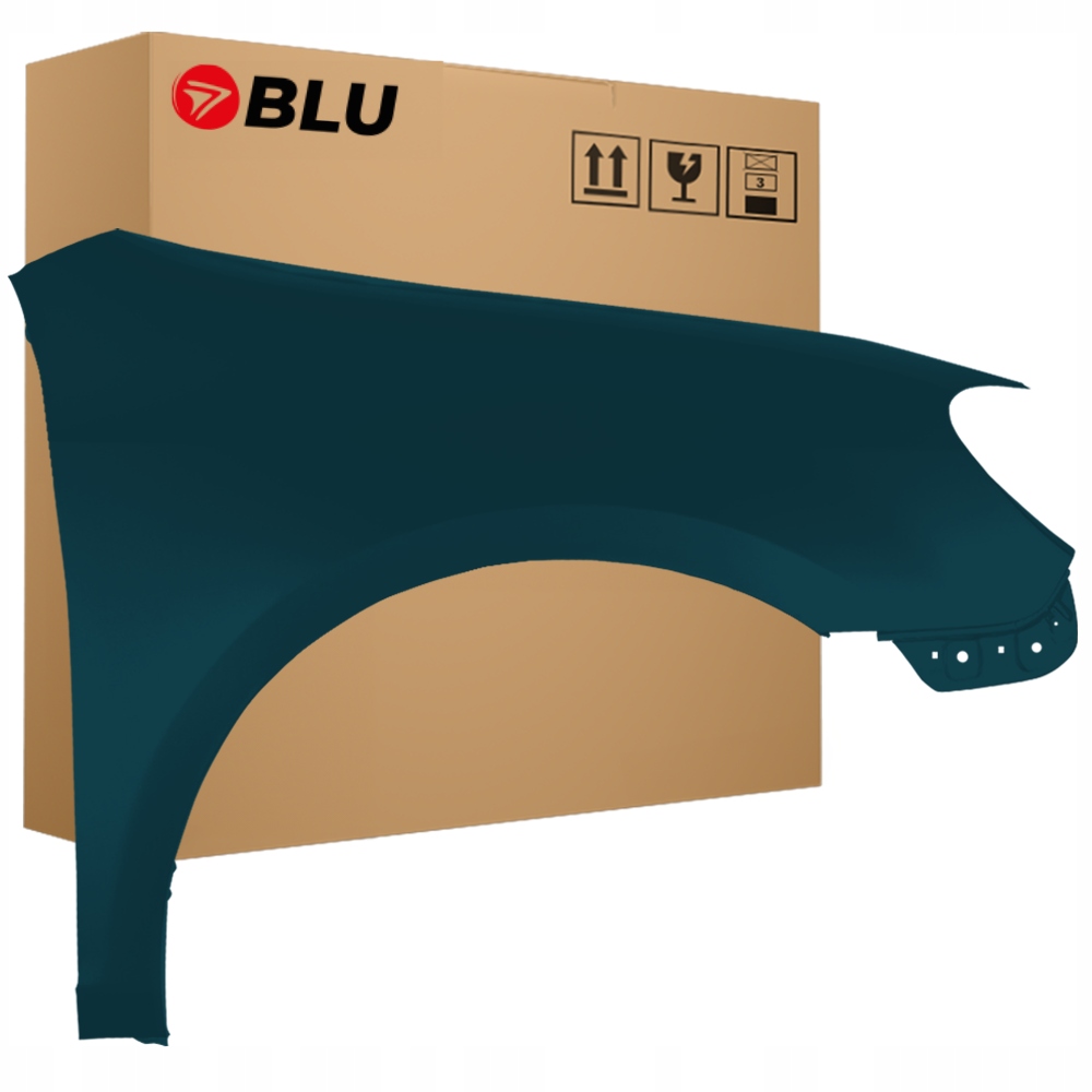 Blu Blatník Vw Golf VI 6 LC5F pravý modrý 08-16 přední kombi