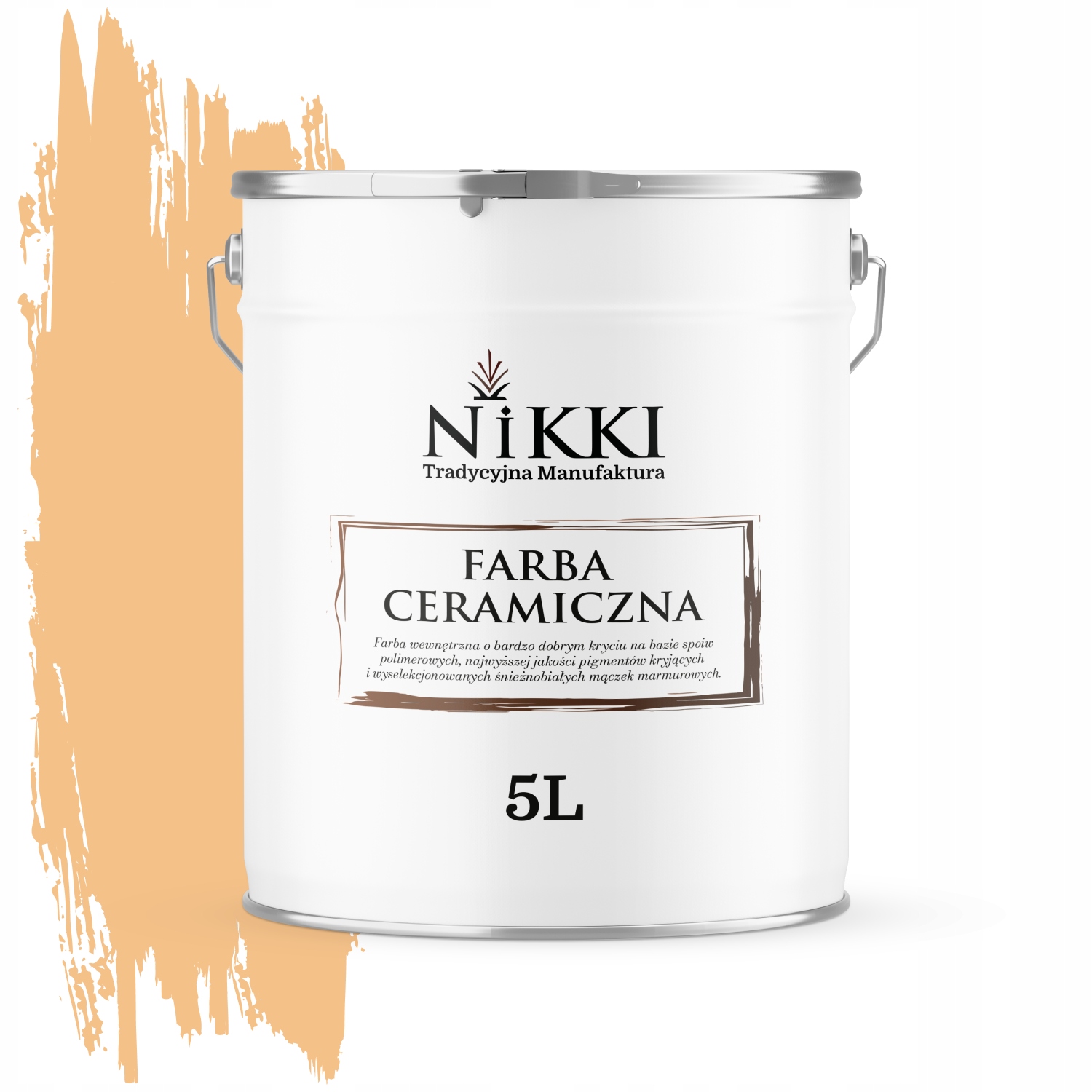 Keramická Farba Na Steny Oranžová Svetlá H5961 Hlboká Matná 5 L