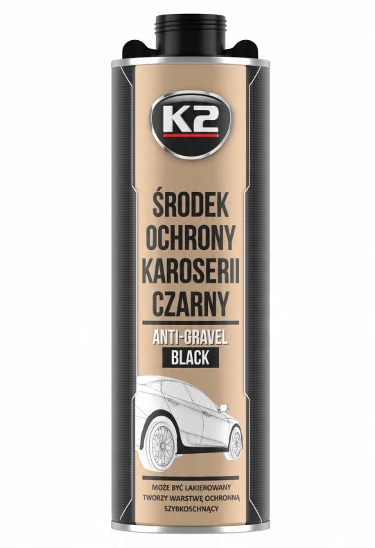 

K2 Środek Ochrony Karoserii Czarny 1L Pod Pistolet