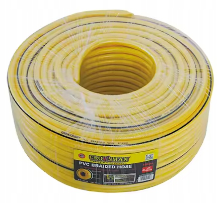 Hadice pro zahradu 100 m Zahradní 1/2 Pvc 12 mm * 16 mm Zesílená žluto-černá