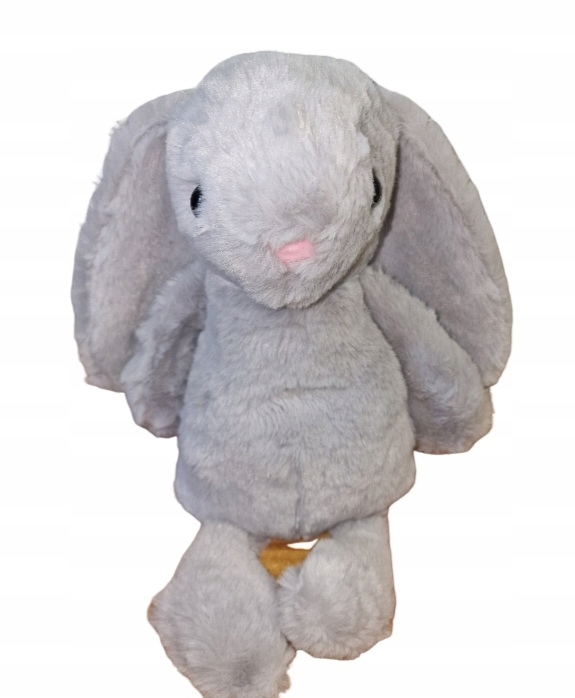 

Maskotka Pluszak Królik Bunny jasno szary XL 35 cm