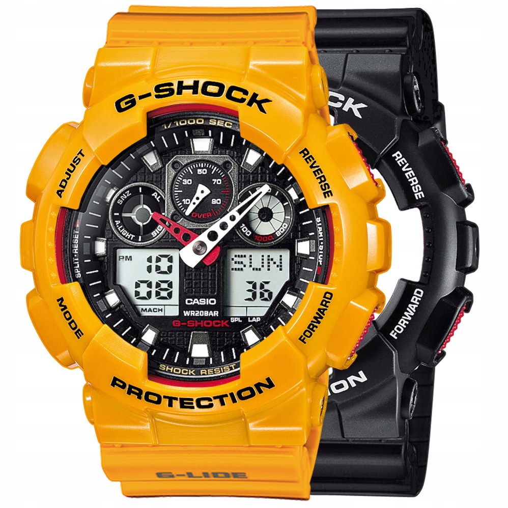 Hodinky Casio G-Shock Set GA-100-1A4ER Bezel 10347601 Pásek 10457913