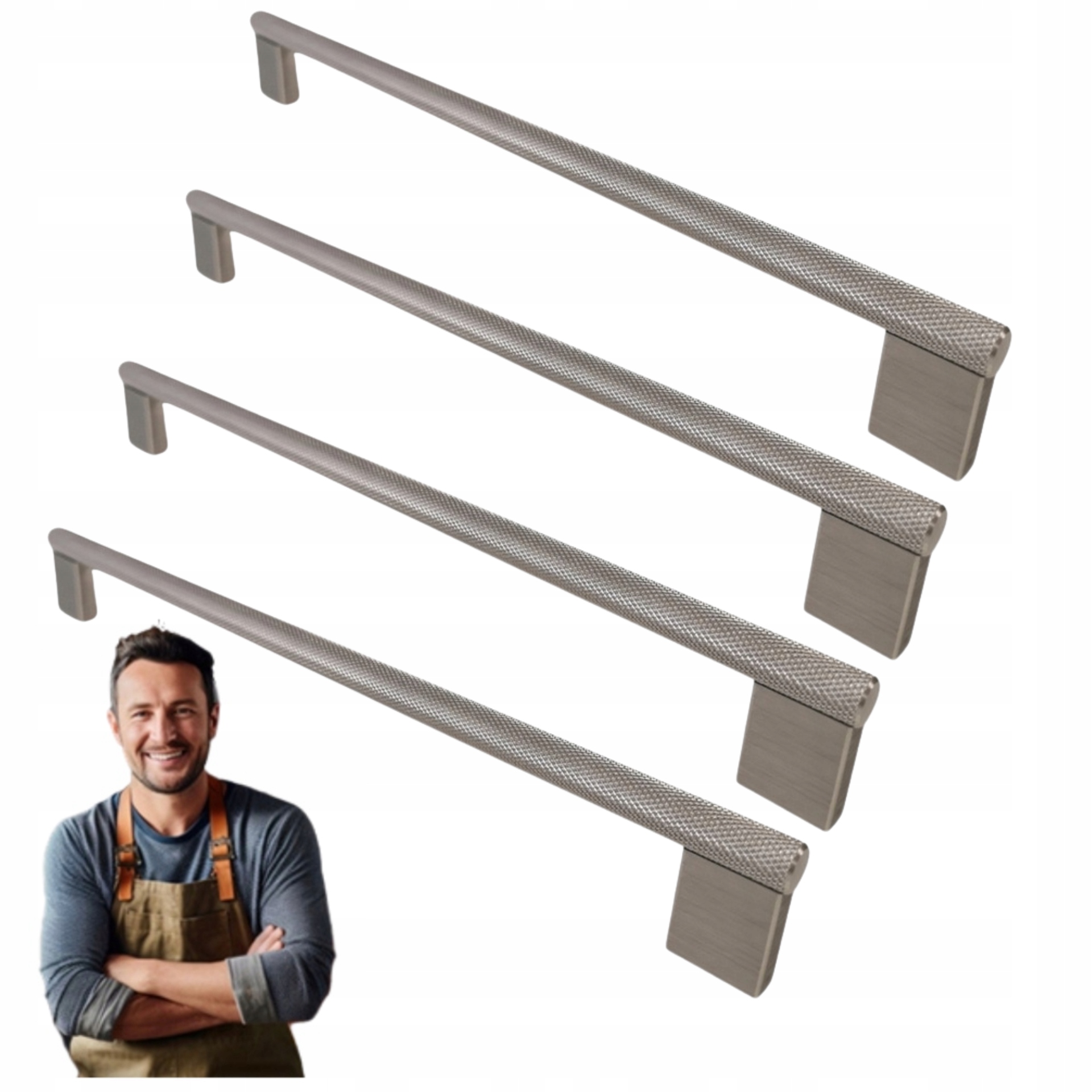 Nábytkový držiak na skrinku do zásuvky Barro 256 mm, oceľová, 4 ks