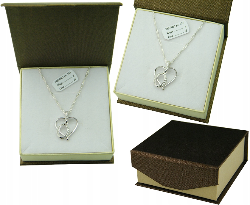 

Wyjątkowa Literka O Serduszko Z Łańcuszkiem Srebro