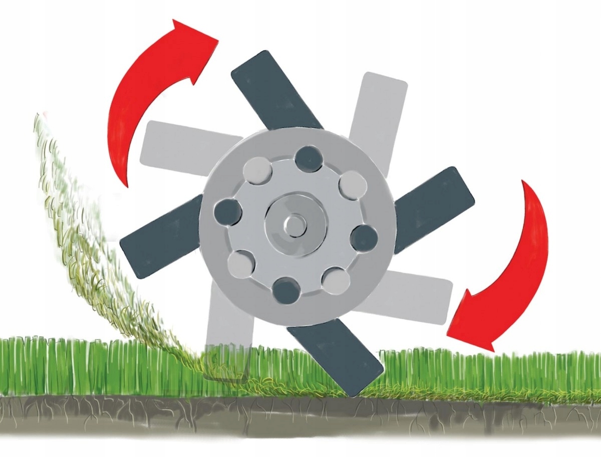 Wertykulator Weibang WB486 CRB PROFESJONALNY Uchylne PRO KONSTRUKCJA !!! Głębokość robocza max 32 mm