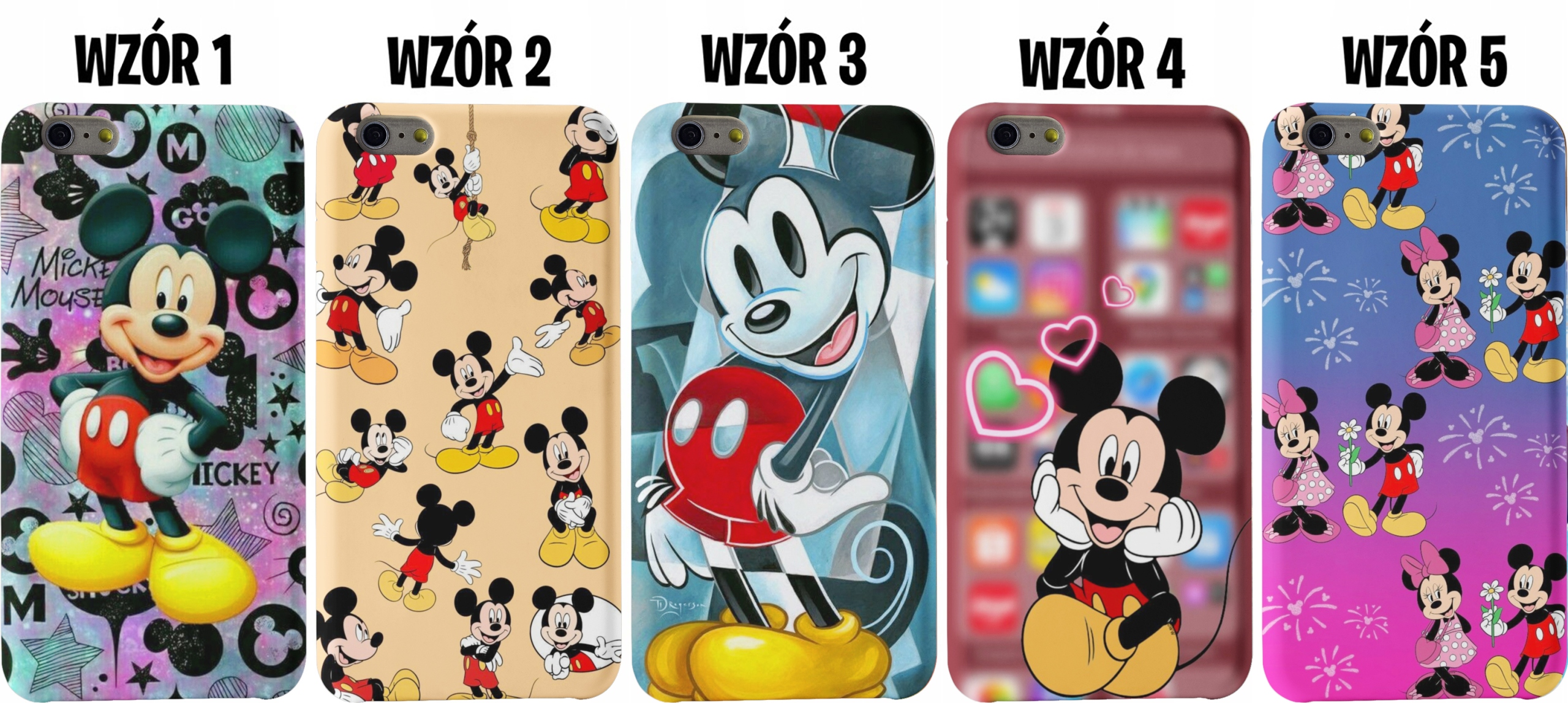 

Etui Case Oppo Reno 6 Pro 5G Myszka Miki Tekst