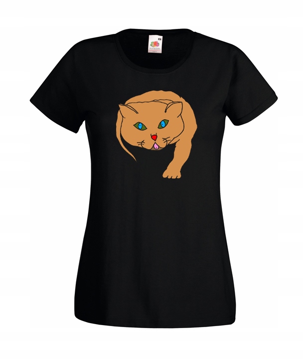 

S Koszulka Damska Koty Soft Kitty Śmieszne Wzory