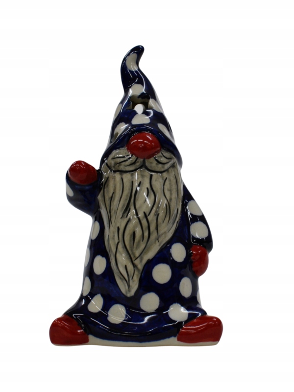 

Ceramiczny gnom skrzat Ceramika Bolesławiec