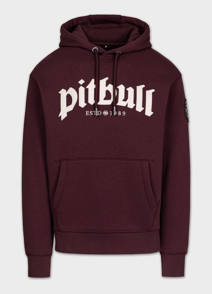 Pánská Mikina s kapucí Pitbull klokanka z hrubé tkaniny Taylor