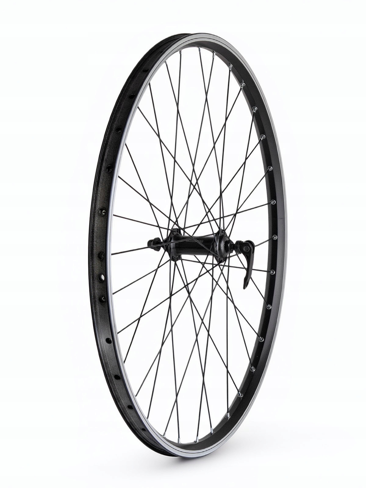 Koło Przód 26" Piasta SHIMANOTX-500 Obręcz Stożkowa Nitowana Czarna