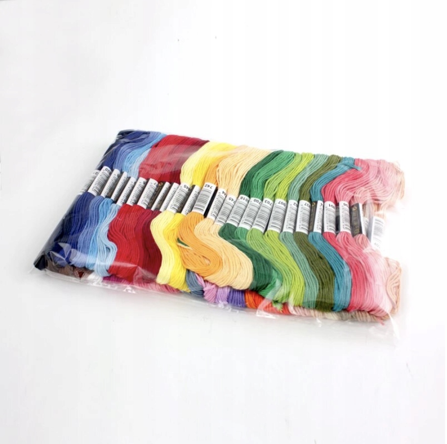 Bawełniana mulina wielokolorowe muliny nici do haftowania kolory motki 50 Marka Inna