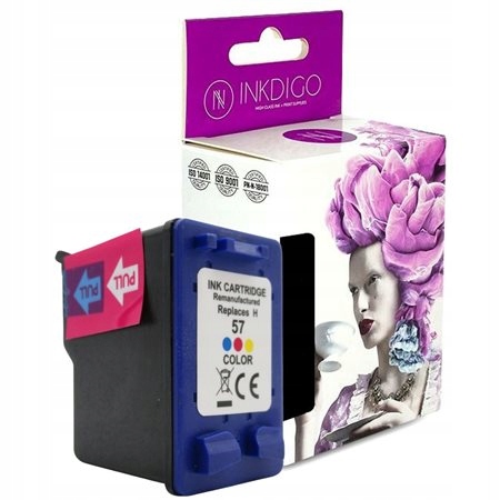 Tusz Hp 57 Kolor HP-57-2 18ml Inkdigo Nowy