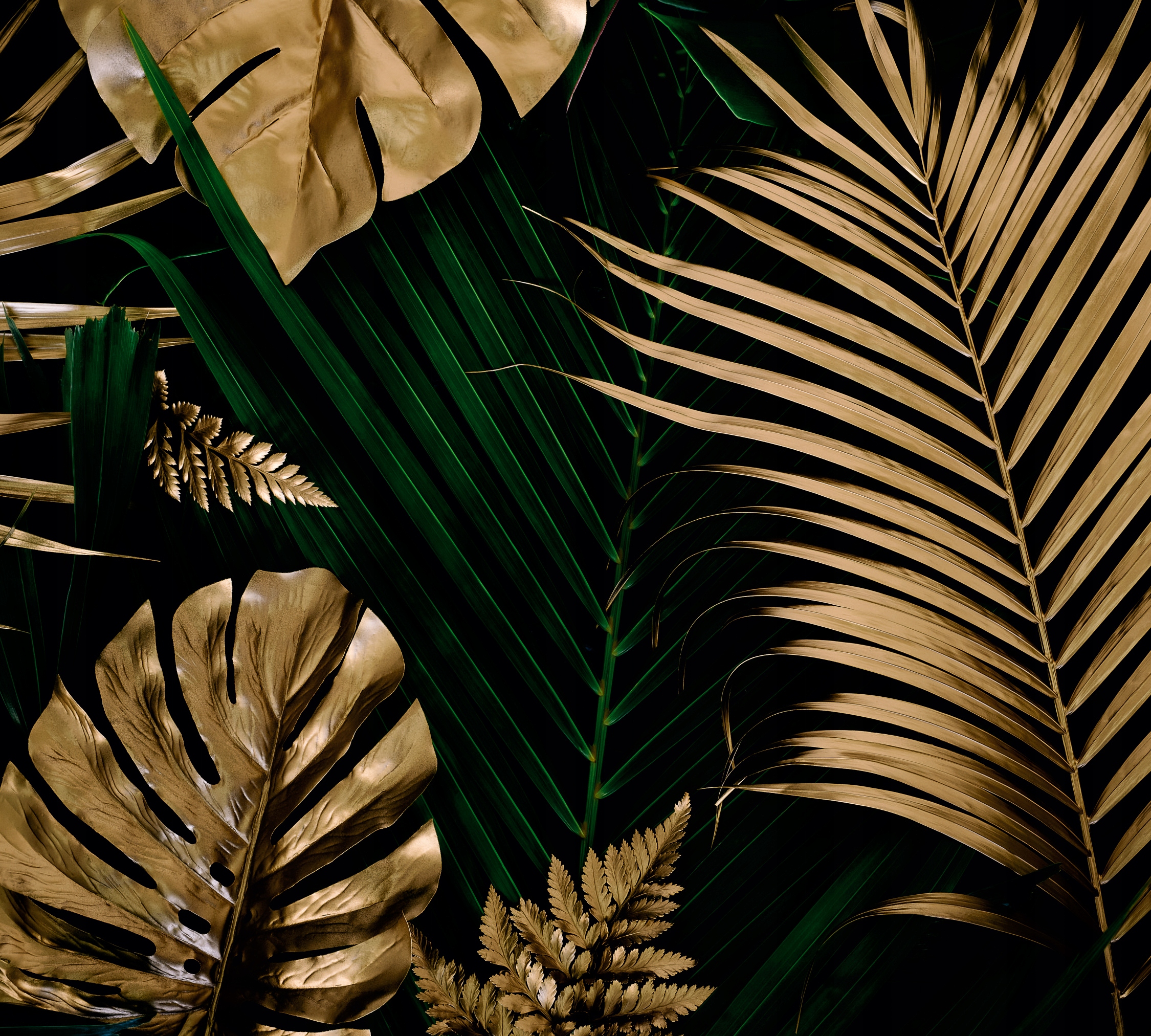 

Fototapeta 3D Złote Liście 12 300x270cm Flizelina