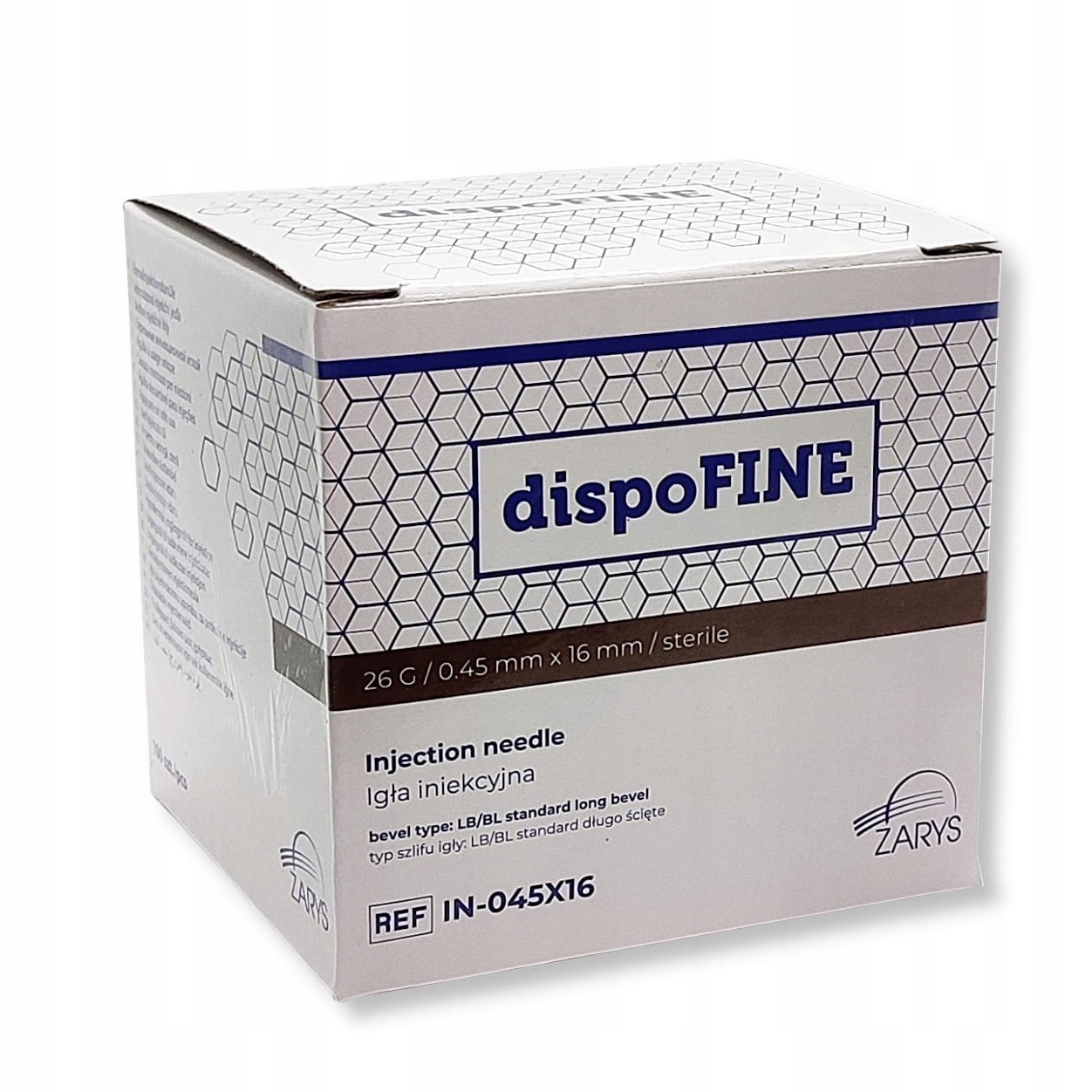 

Igły dispoFine iniekcyjne G26 0.45x16mm 100szt.
