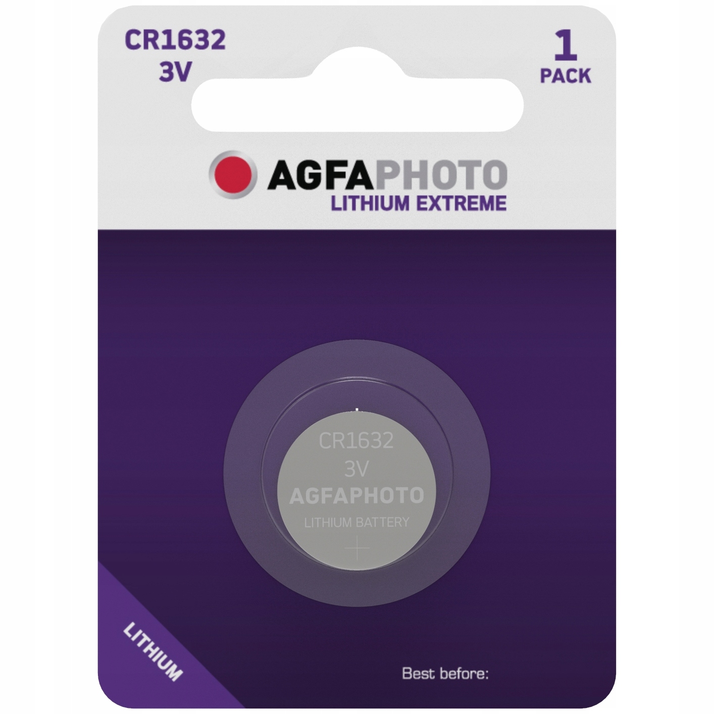 

1x Bateria Guzikowa Agfaphoto CR1632 3V Litowa
