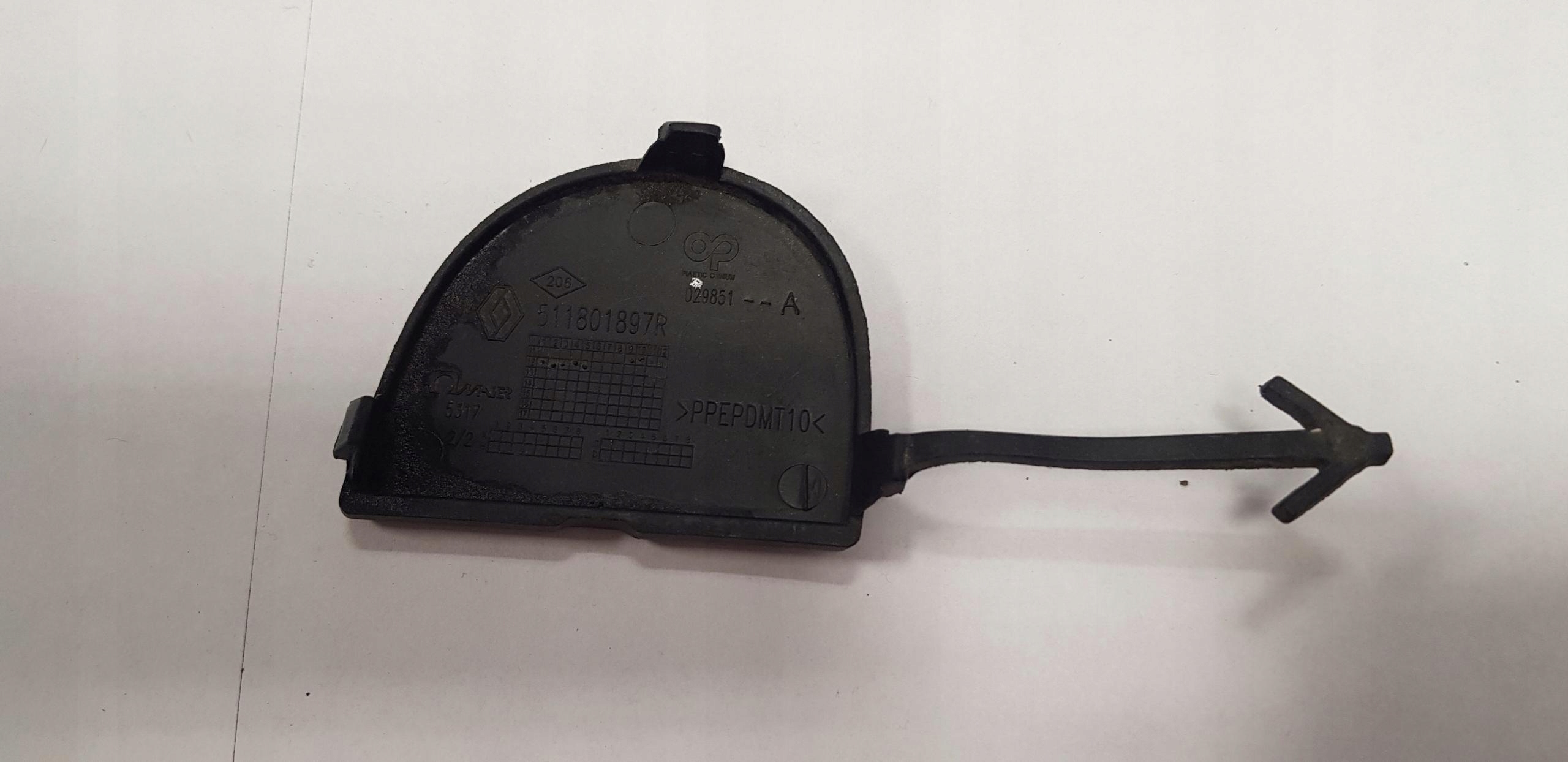 RENAULT MEGANE III LIFT 11- towing hook cap front