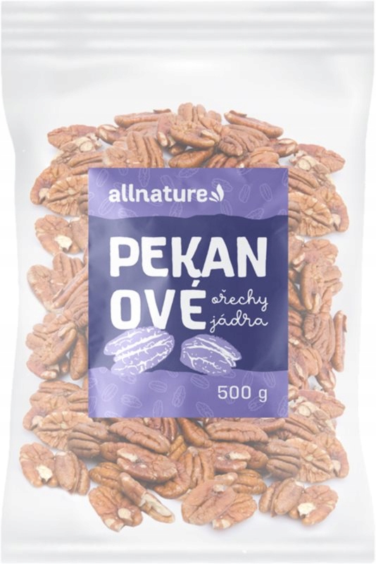 Allnature Pekanové ořechy Přírodní ořechy 500 g