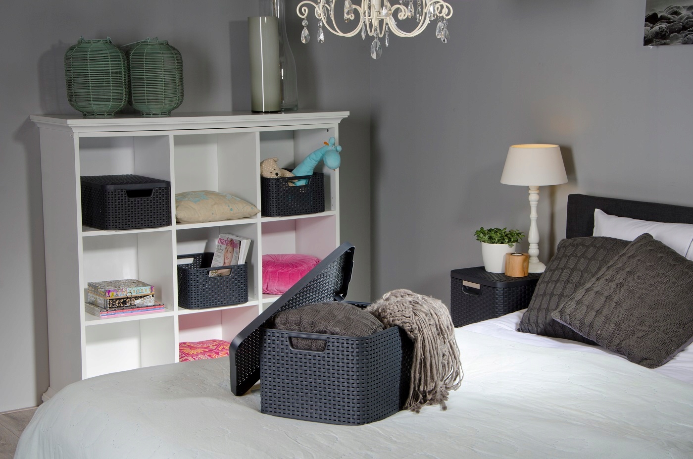 Koszyk, pudełko Rattan Style M CURVER Marka Curver