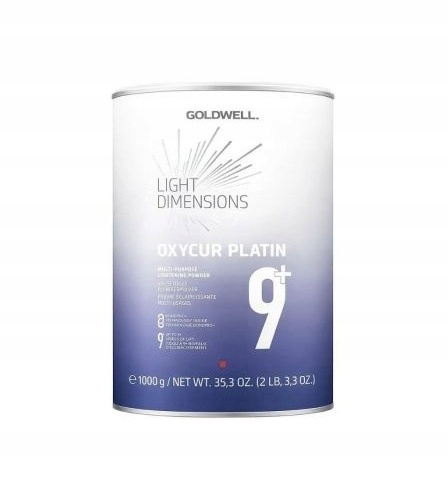 Goldwell Light Dimensions Oxycur Platin 9+ bezprašný rozjasňovač 1000