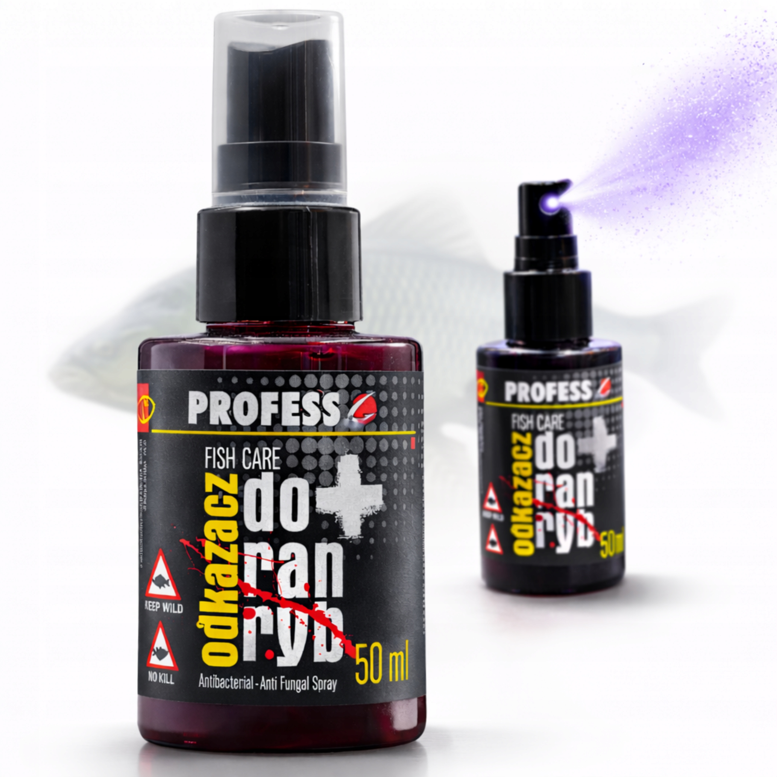 Odkażacz do Ran Ryb Profess Fish Care w Atomizerze 50ml