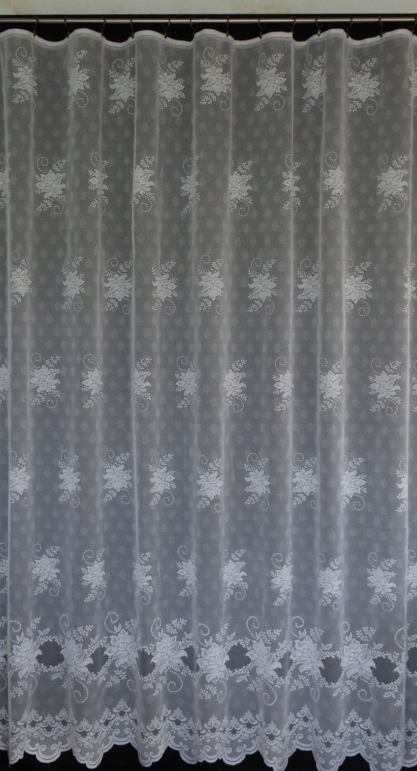 Mg Záclona 3060 Bílá Perla 430x250 hotová páska K