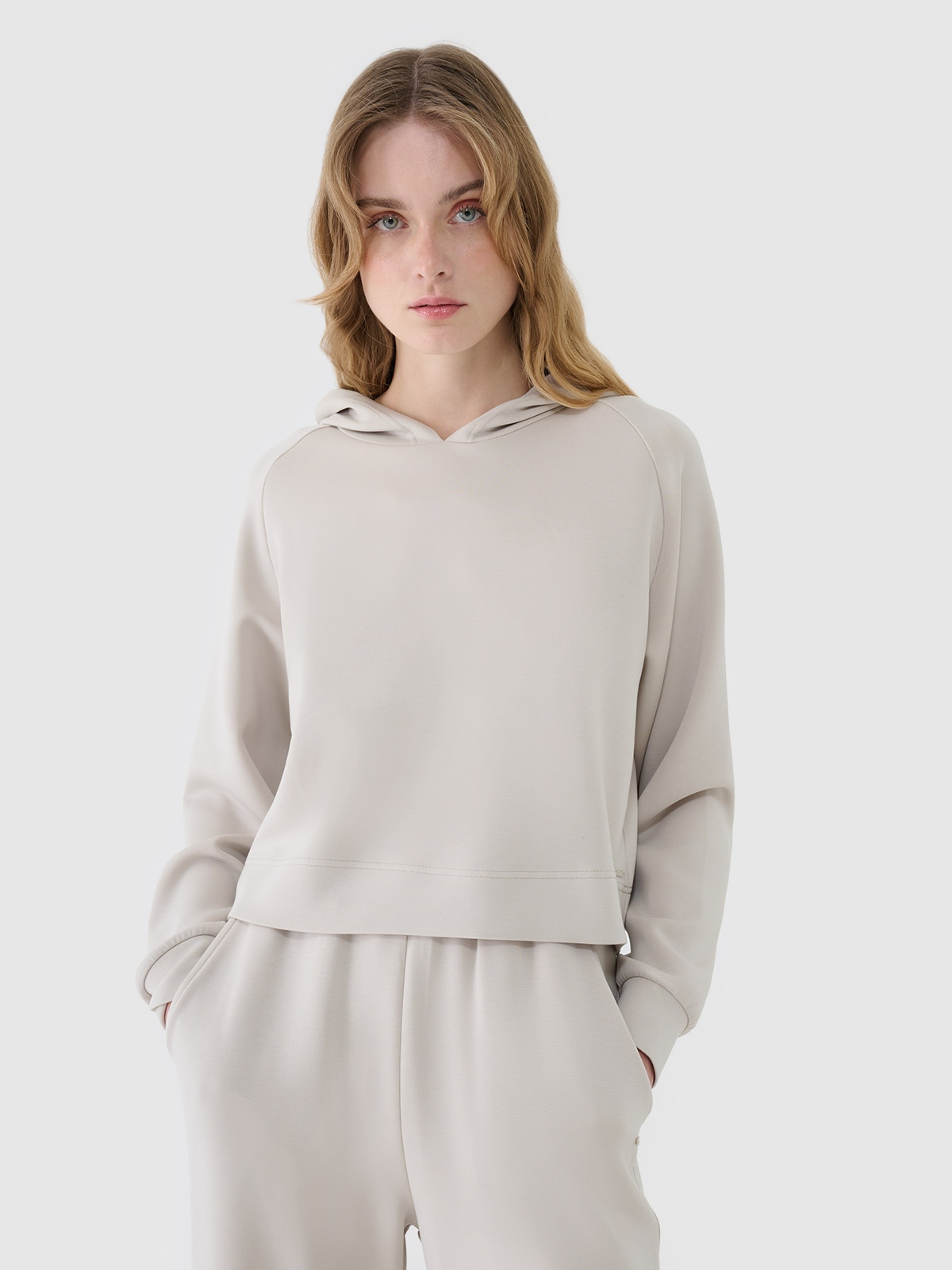 Tepláková Mikina 4F Nerozepínací S Kapucí S Kapucí XXL TSWSF1562 SS25