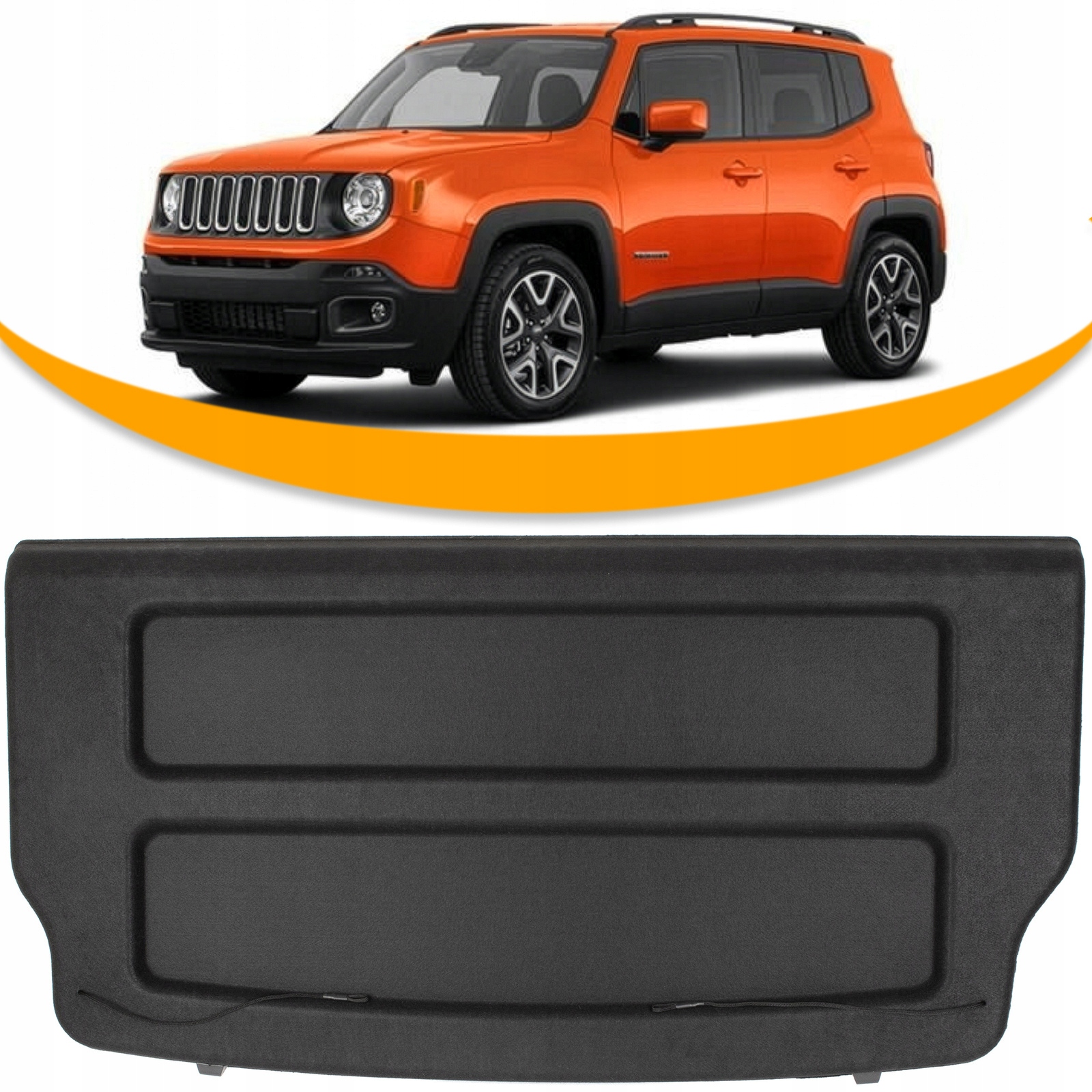 Police Do Zavazadlového Prostoru Jeep Renegade I Bu 2015+ Černá 7356311520 Závěs Víka