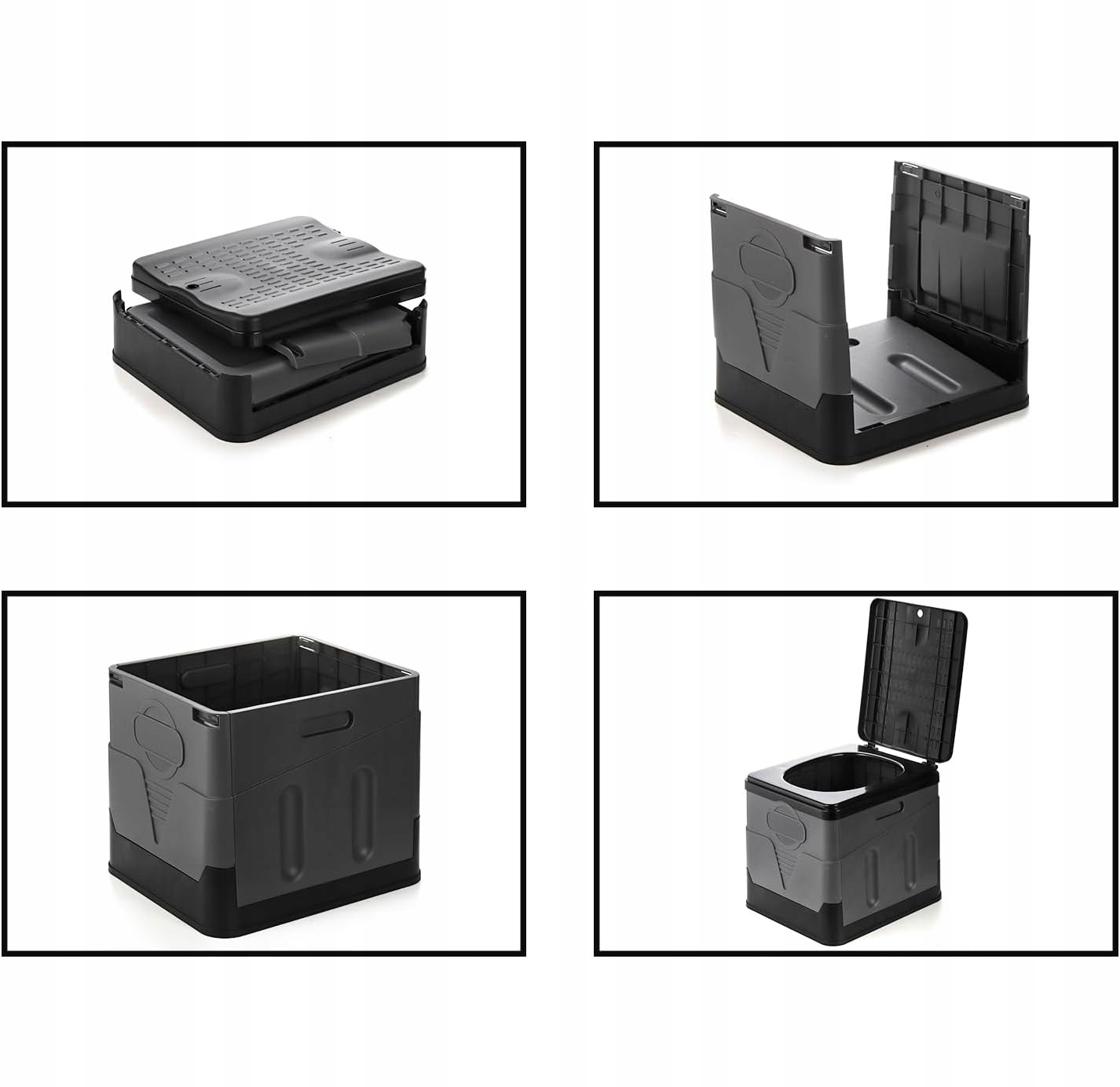 TOALETA KEMPINGOWA, PRZENOŚNA TOALETA, TOALETA DO UŻYTKU NA ZEWNĄTRZ Kod producenta TOALETA SKŁADANA,